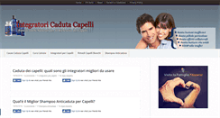 Desktop Screenshot of integratoricadutacapelli.com